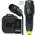 Ładowarka do samochodu elektrycznego Green Cell GC Habu EV 11kW 7m Typ 2 CEE 16A Wallbox z Aplikacją do Tesla Model Y 3 S X, Kia EV6, Ford Mach-E
