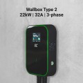 Green Cell Wallbox 22kW GC PowerBox Ładowarka EV do Tesla Model S 3 X Y VW ID.3, ID.4 Fiat 500E KIA EV6 Ford Mach-E i innych na ścianie